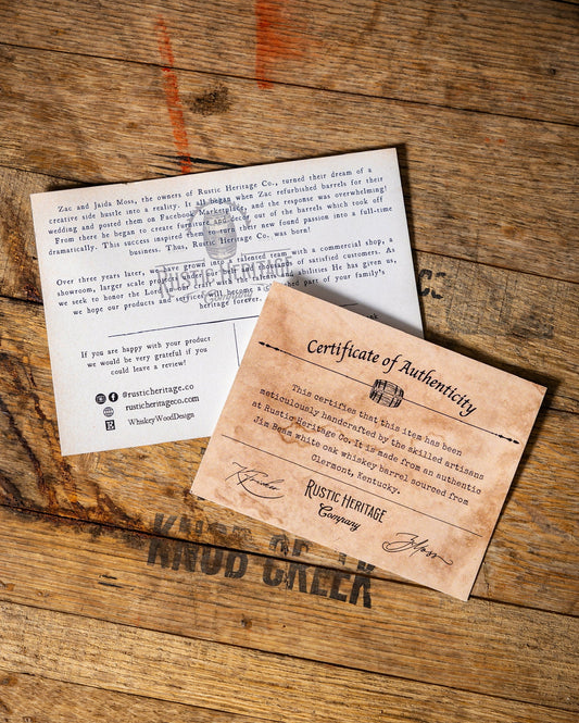 The Little Details That Matter: Authenticity & Story Cards at Rustic Heritage Co.